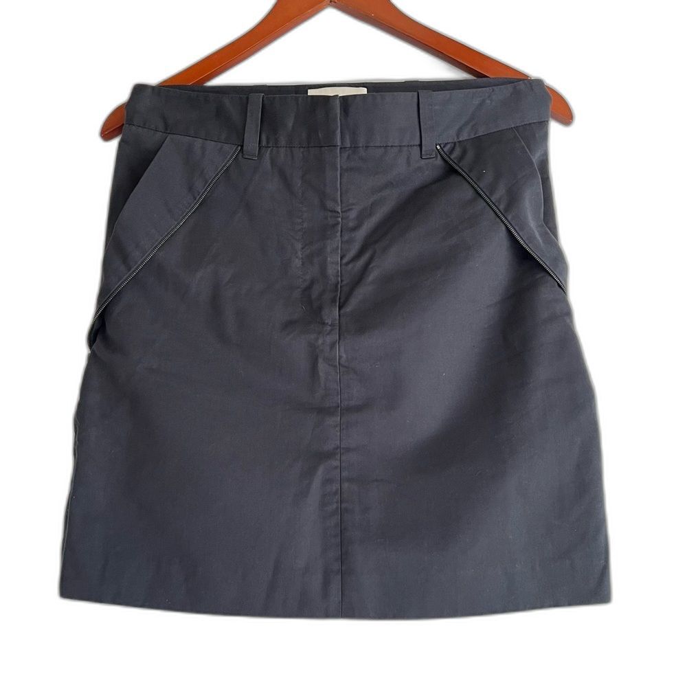 3.1 Phillip Lim zipper detail blue-grey skirt size 4